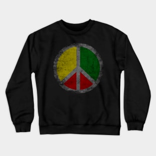 Peace Sign African Themed Design for Africa and Peace Lover Gift Crewneck Sweatshirt